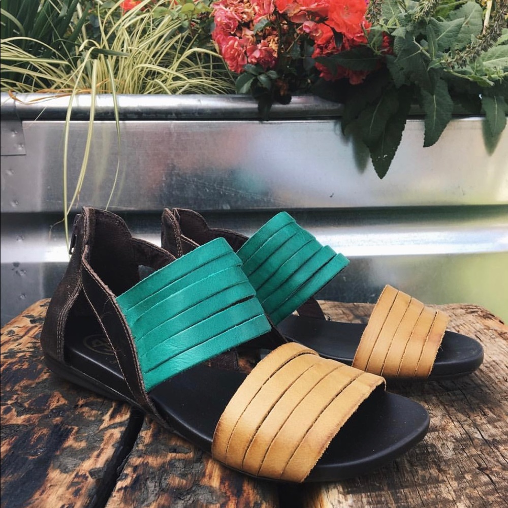 New Leather Strappy Sandals
